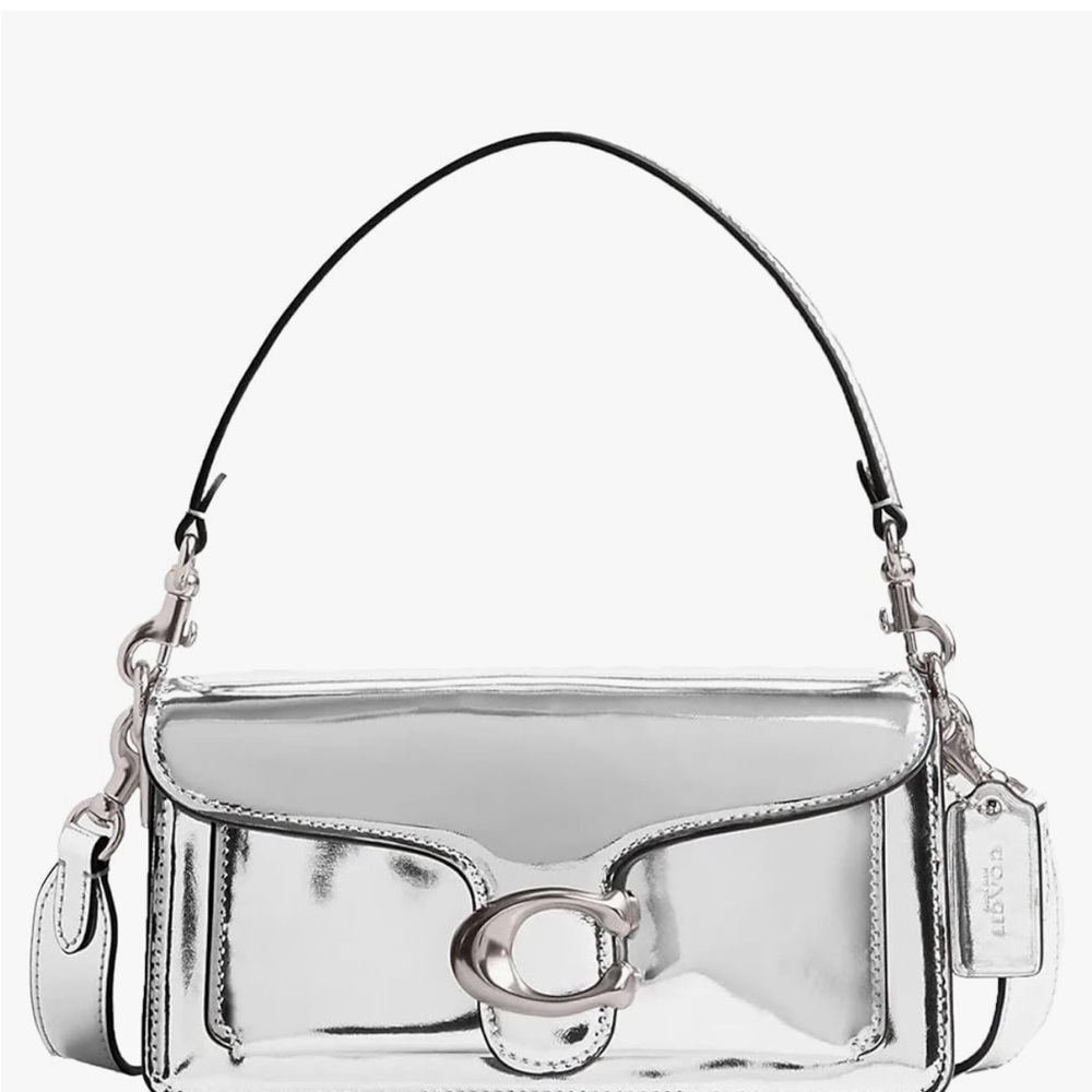 SOLD |Coach Silver tabby Bag 20